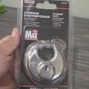 U-Haul Stainless Steel Storage Lock